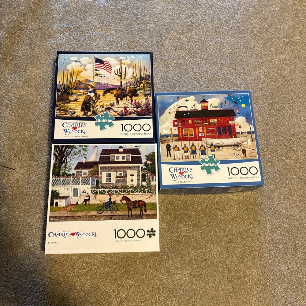 Buffalo David Bitton Americana Puzzle Trio